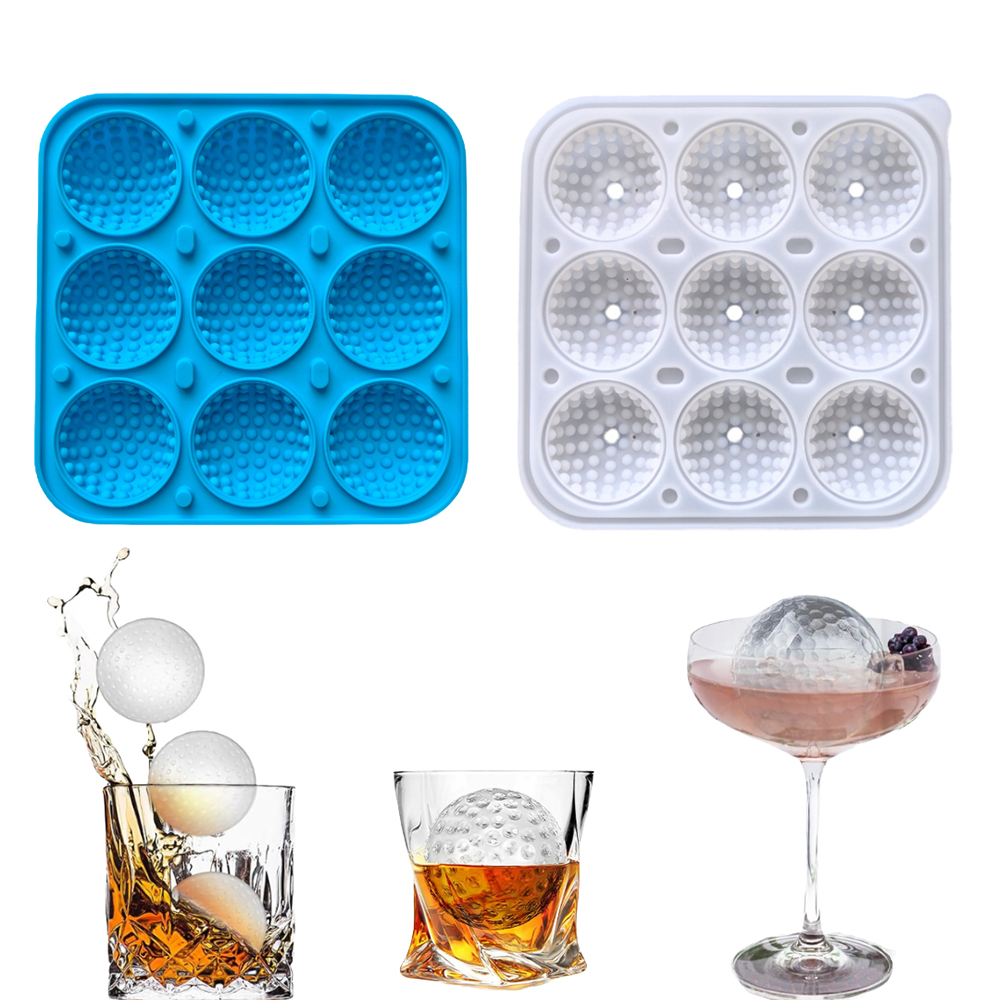 Ice Mold Sphere - Bola de golfe de 9 cavidades