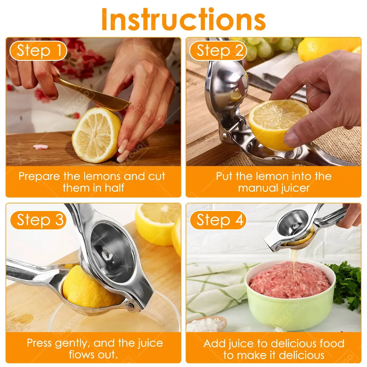 Espremedor de limão acessórios - Citrus Juicer Bar avaliação e preço